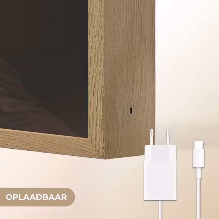Quote - Neon - vrouw Light Box met batterij (Wandlamp) middel -USP_websiteoplaadbaarNL
