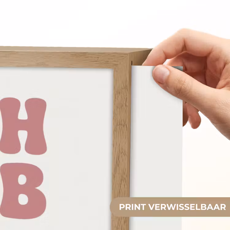 Retro - Bad - Roze Light Box met batterij (Wandlamp) middel -USP_websiteprintNL