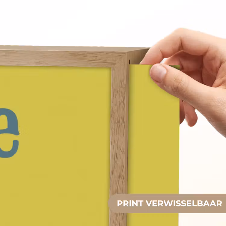 Ride or die - Geel - Blauw Light Box met batterij (Wandlamp) middel -USP_websiteprintNL