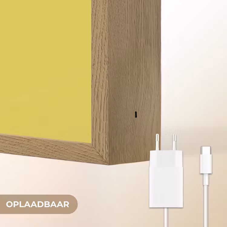 Ride or die - Geel - Blauw Light Box met batterij (Wandlamp) middel -USP_websiteoplaadbaarNL