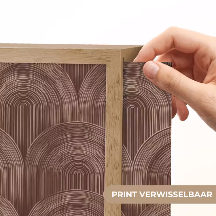 Ritmisch - Effect - Bruin Light Box met batterij (Wandlamp) middel 907 -USP_websiteprintNL