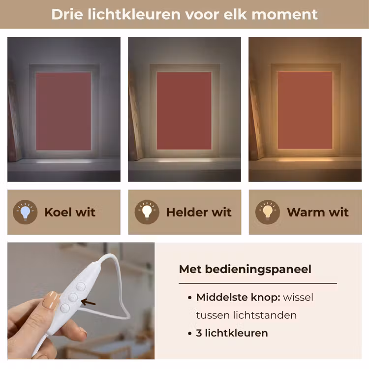 Rustic - Terracotta - Rood Light Box met kabel (Wandlamp) klein 929 -USP_lichtkleurNL
