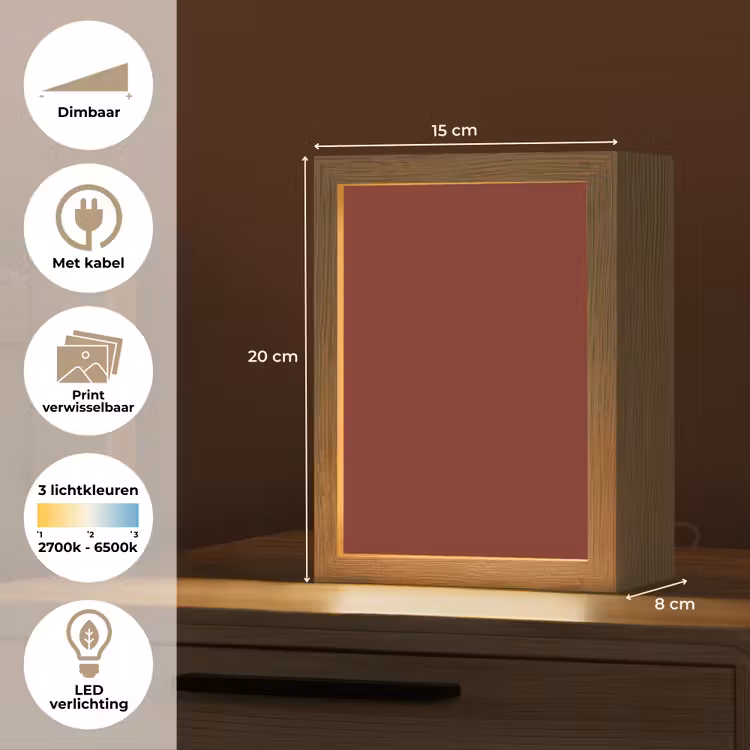 Rustic - Terracotta - Rood Light Box met kabel (Wandlamp) klein 929 -USP_websiteoverzichtNL