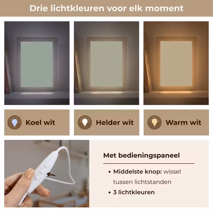 Sage - Mist - Groen Light Box met kabel (Wandlamp) klein 929 -USP_lichtkleurNL