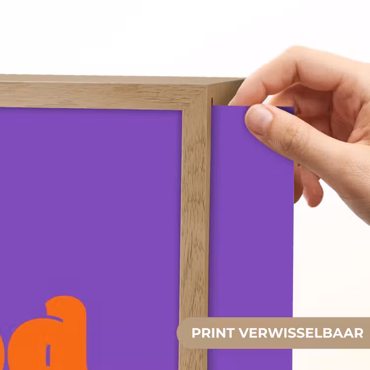 See the good - Oranje - Paars - Smiley Light Box met batterij (Wandlamp) middel -USP_websiteprintNL