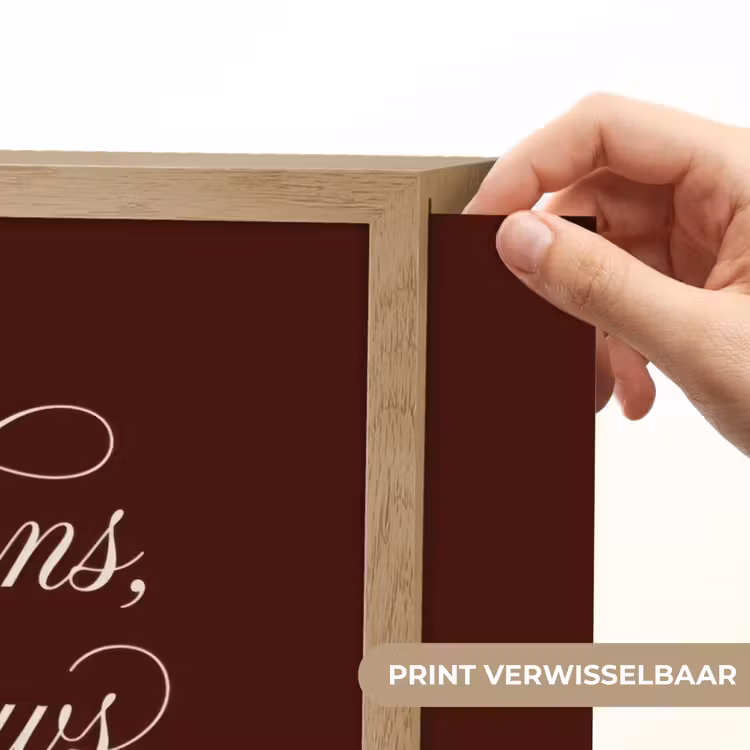 She plans she glows she achieves - Rood - Cursief Light Box met batterij (Wandlamp) middel -USP_websiteprintNL