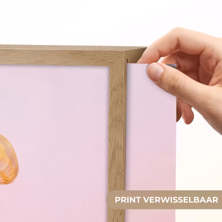 Sierlijk - Kwal - Roze Light Box met batterij (Wandlamp) middel -USP_websiteprintNL