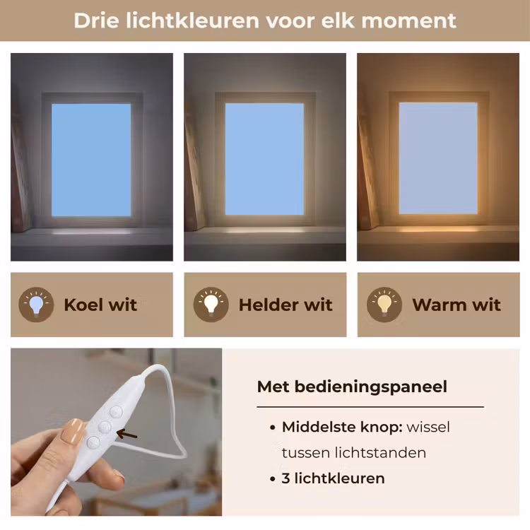 Sky - Glow - Blauw Light Box met kabel (Wandlamp) klein 929 -USP_lichtkleurNL