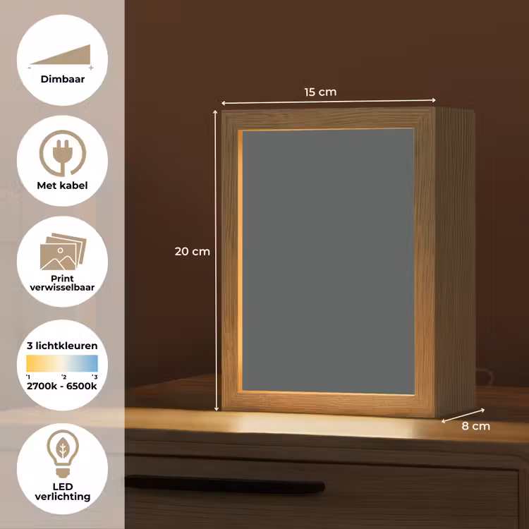 Slate - Millstone - Grijs Light Box met kabel (Wandlamp) klein 929 -USP_websiteoverzichtNL