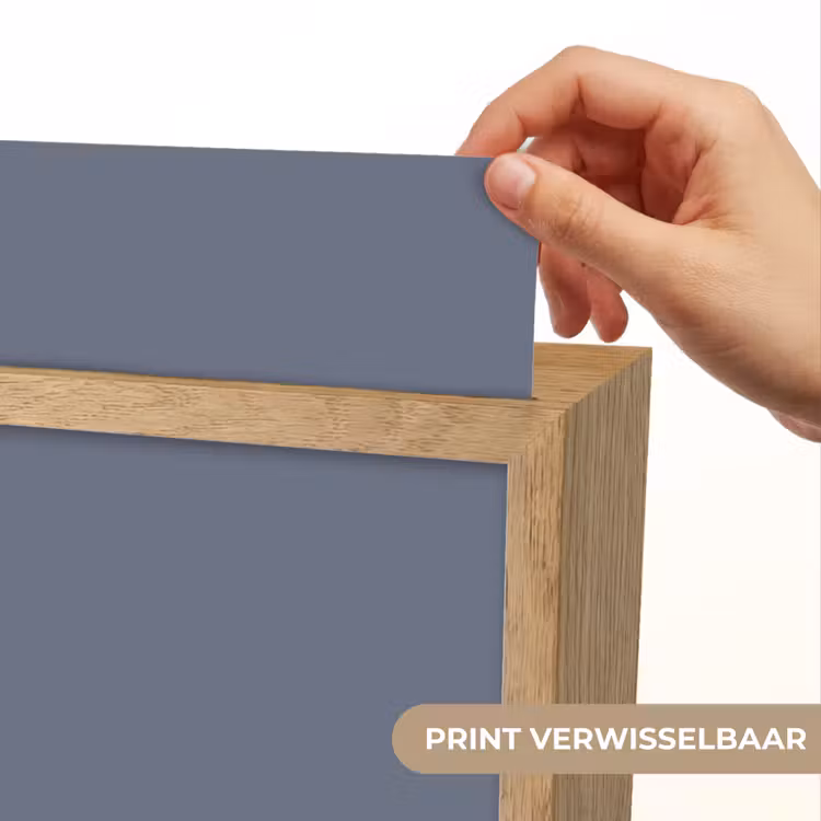Slate - Whisper - Blauw Light Box met kabel (Wandlamp) klein 929 -USP_websiteprintNL