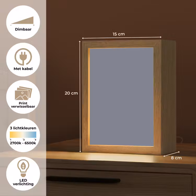 Slate - Whisper - Blauw Light Box met kabel (Wandlamp) klein 929 -USP_websiteoverzichtNL