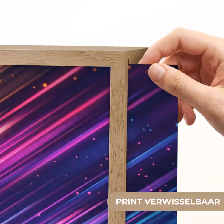 Snelheid - Kosmos - Kleurrijk Light Box met batterij (Wandlamp) middel -USP_websiteprintNL