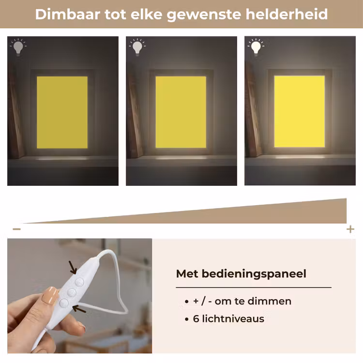 Soft - Custard - Geel Light Box met kabel (Wandlamp) klein 929 -USP_dimbaarNL