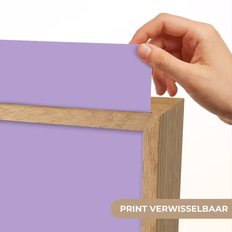 Soft - Lavender - Paars Light Box met kabel (Wandlamp) klein 929 -USP_websiteprintNL