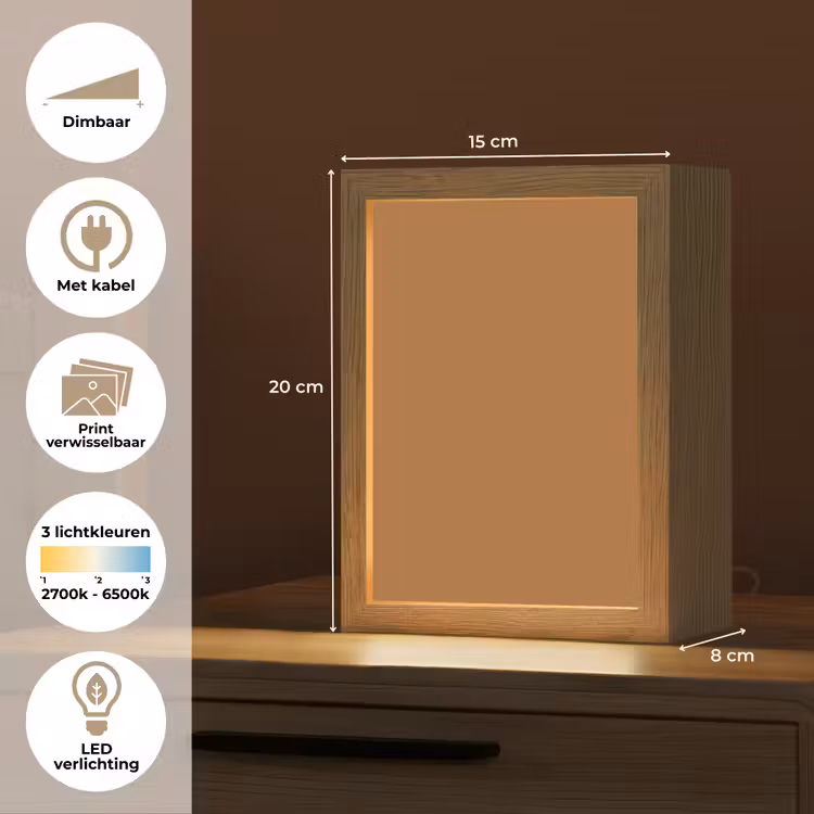 Spiced - Cinnamon - Bruin Light Box met kabel (Wandlamp) klein 929 -USP_websiteoverzichtNL
