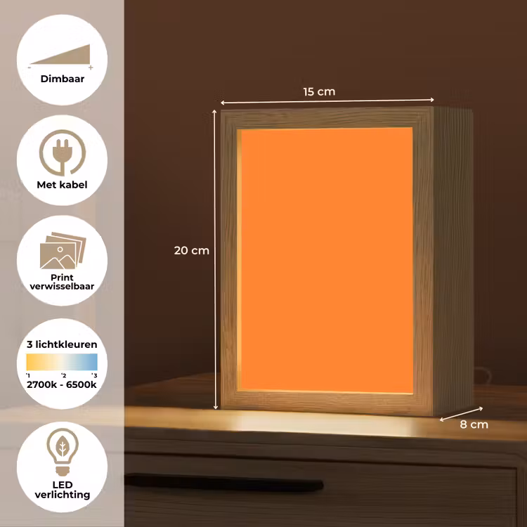 Spiced - Pumpkin - Oranje Light Box met kabel (Wandlamp) klein 929 -USP_websiteoverzichtNL