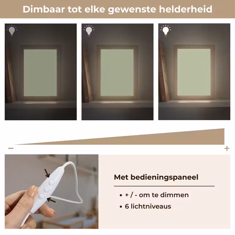Spring - Sprint - Groen Light Box met kabel (Wandlamp) klein 929 -USP_dimbaarNL