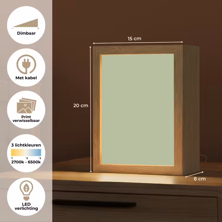 Spring - Sprint - Groen Light Box met kabel (Wandlamp) klein 929 -USP_websiteoverzichtNL