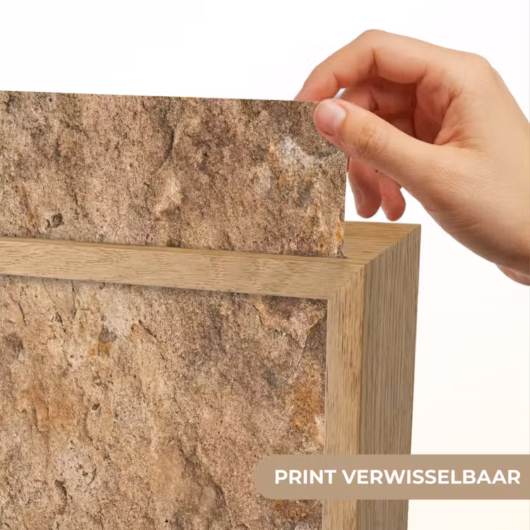 Steen - Natuur - Textuur - Abstract - Bruin Light Box met kabel (Wandlamp) klein -USP_websiteprintNL