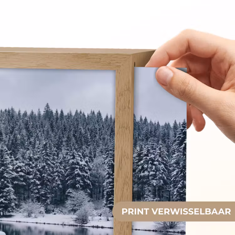Steiger - Meer - Sneeuw - Bergen - Rustgevend Light Box met batterij (Wandlamp) middel -USP_websiteprintNL