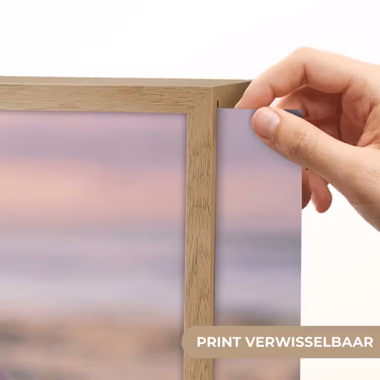 Stenen - Zand - Roze Light Box met batterij (Wandlamp) middel -USP_websiteprintNL
