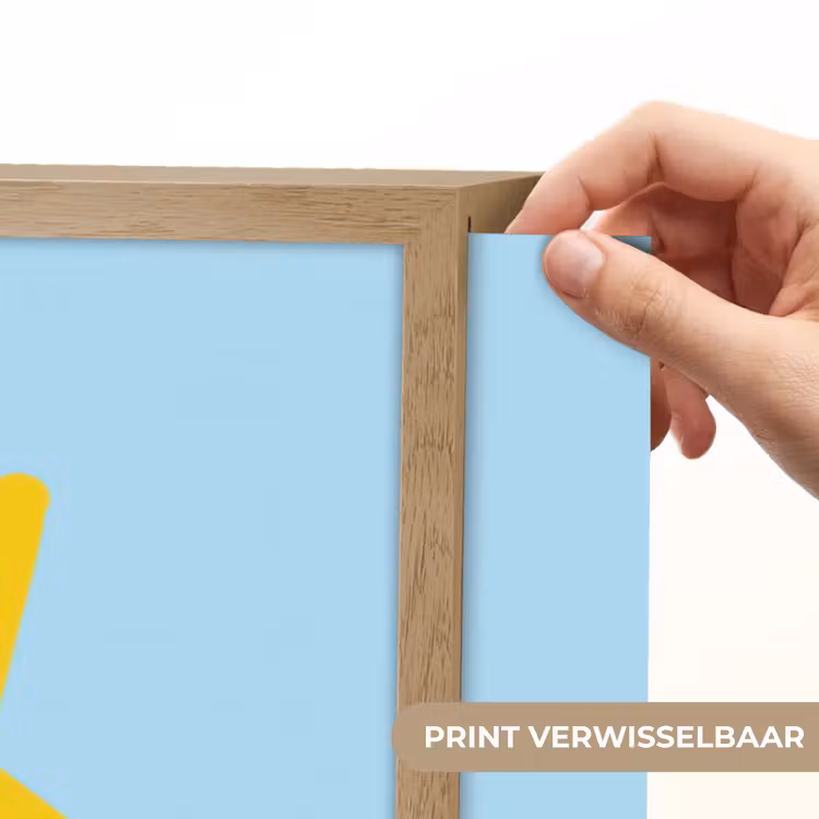 Ster - Today is a good day - Blauw Light Box met batterij (Wandlamp) middel -USP_websiteprintNL