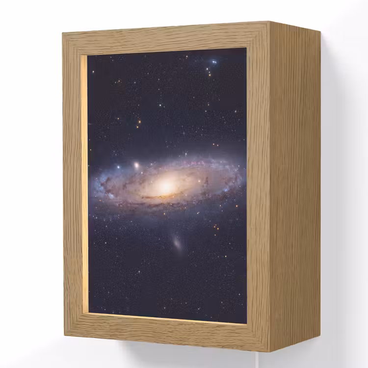 Lightbox - Wandlamp - Sterrenstelsel - Ruimte - Kosmos - Sterrenstelsel - Ruimte - Kosmos Light Box met kabel (Wandlamp) klein