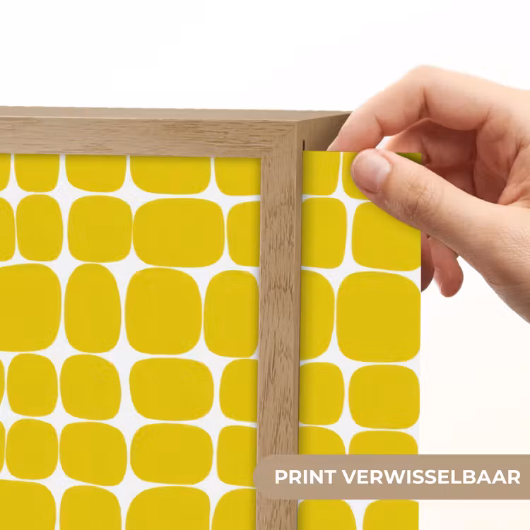 Stippen - Modern - Geel Light Box met batterij (Wandlamp) middel 907 -USP_websiteprintNL