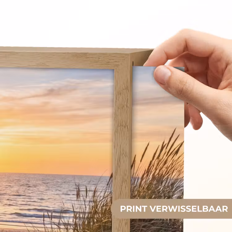 Strand - Zonsondergang - Natuur - Landschap Light Box met batterij (Wandlamp) middel -USP_websiteprintNL