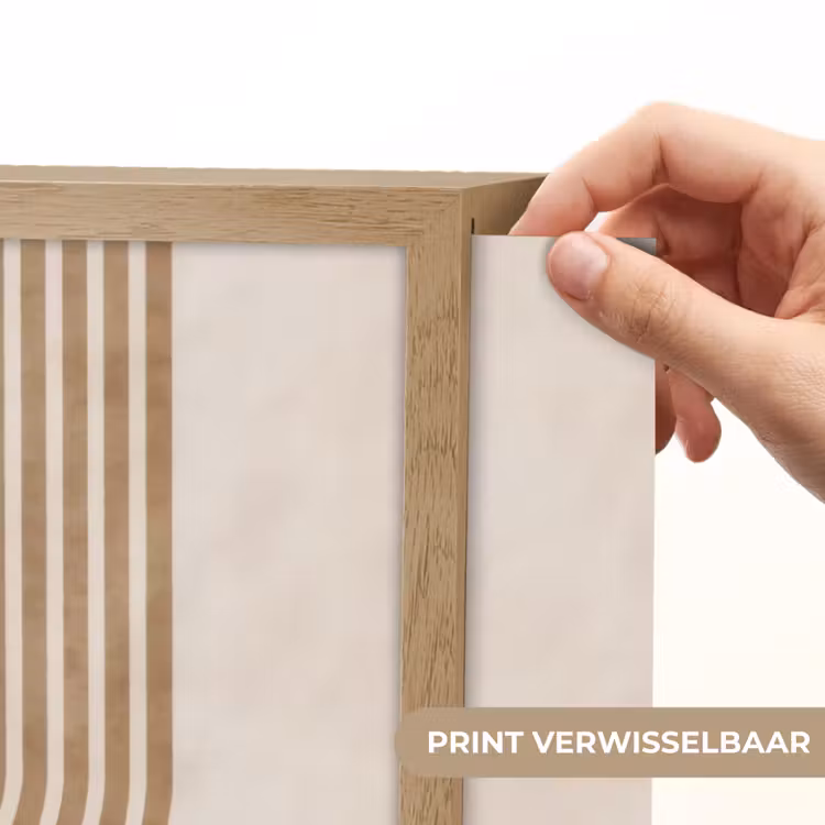 Symmetrische bocht - Koperkleurig Light Box met batterij (Wandlamp) middel -USP_websiteprintNL