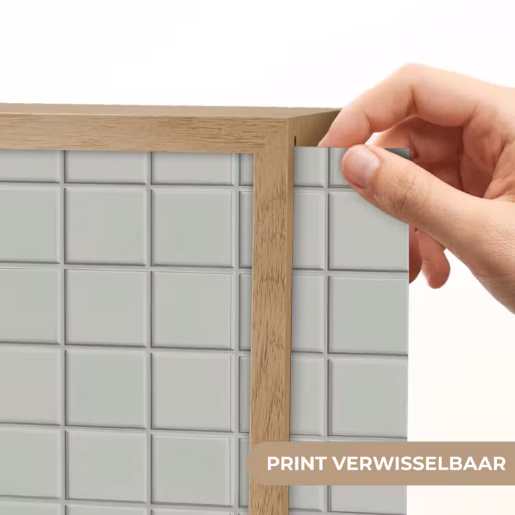 Tegel - Patroon - Lichtgroen Light Box met batterij (Wandlamp) middel 907 -USP_websiteprintNL
