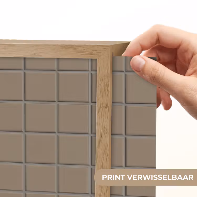 Tegel - Patroon - Taupe Light Box met batterij (Wandlamp) middel 907 -USP_websiteprintNL