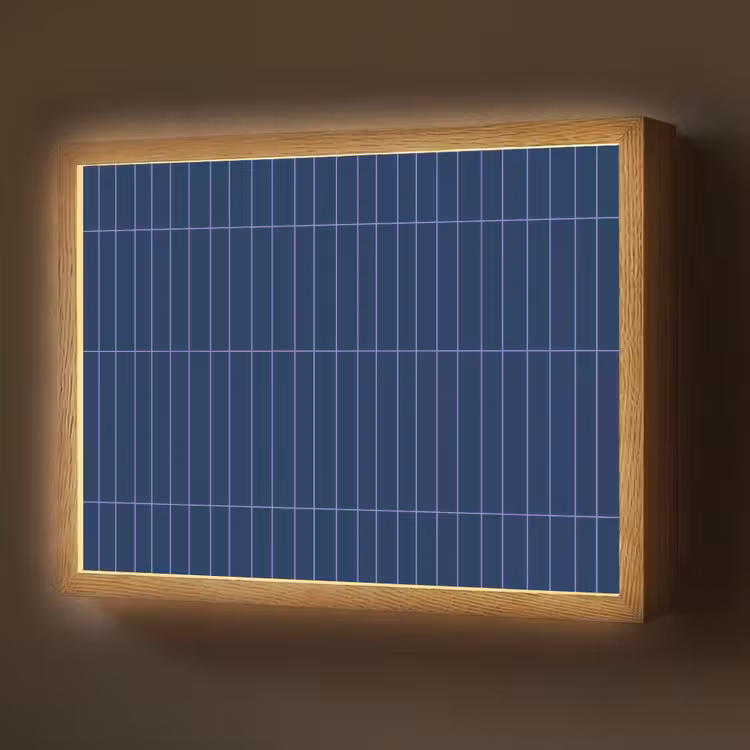 Tegels - Langwerpig - Blauw Light Box met batterij (Wandlamp) middel 907 -z3d_website
