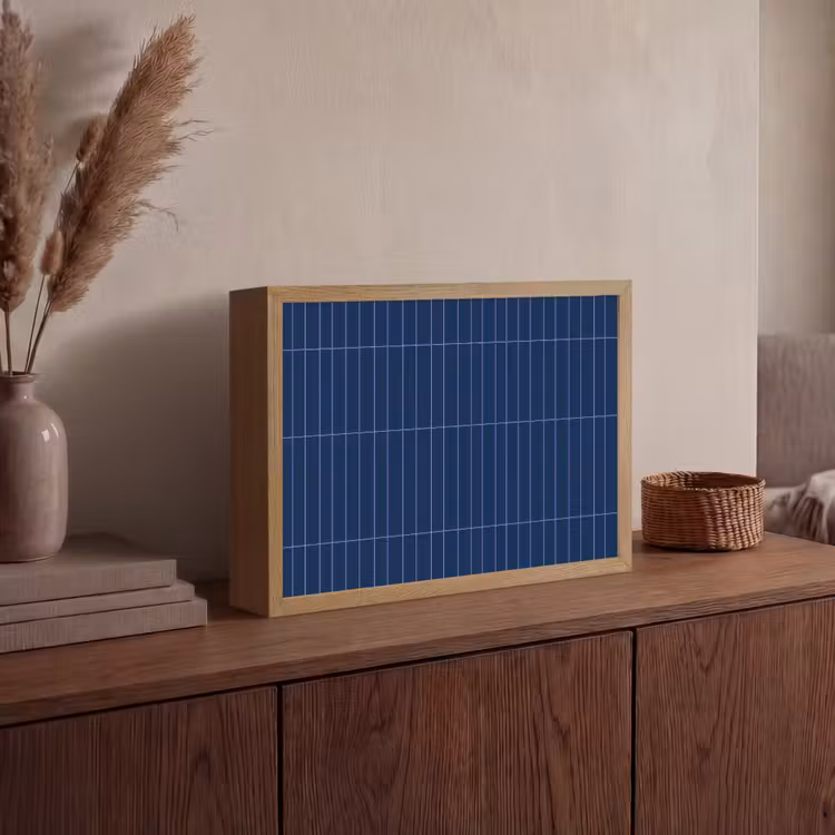 Tegels - Langwerpig - Blauw Light Box met batterij (Wandlamp) middel 907 -sfeer2
