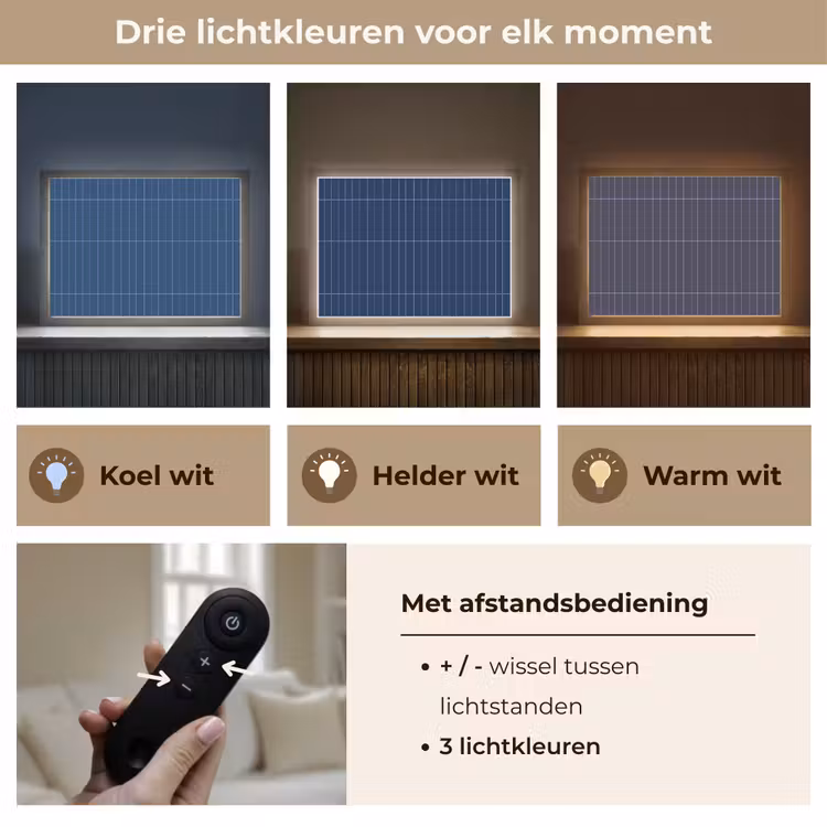 Tegels - Langwerpig - Blauw Light Box met batterij (Wandlamp) middel 907 -USP_lichtkleurNL