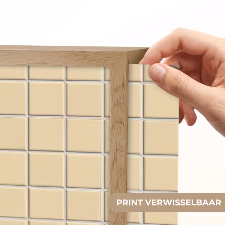 Tegels - Patroon - Crème Light Box met batterij (Wandlamp) middel 907 -USP_websiteprintNL