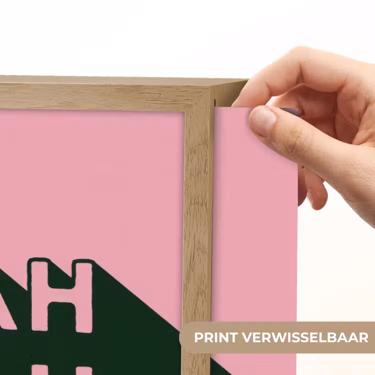 Tekst - Grafisch - Groen - Schaduw Light Box met batterij (Wandlamp) middel -USP_websiteprintNL