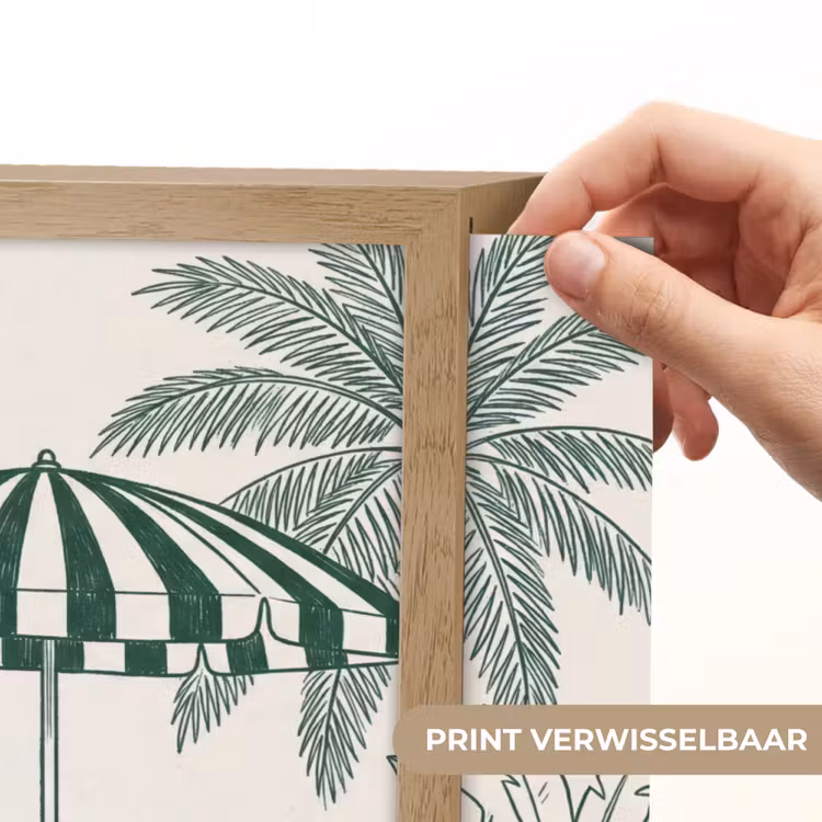 Terras - Illustratie - Groen Light Box met batterij (Wandlamp) middel -USP_websiteprintNL