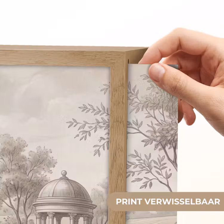Terras - Water - Natuur - Landschap Light Box met batterij (Wandlamp) middel -USP_websiteprintNL