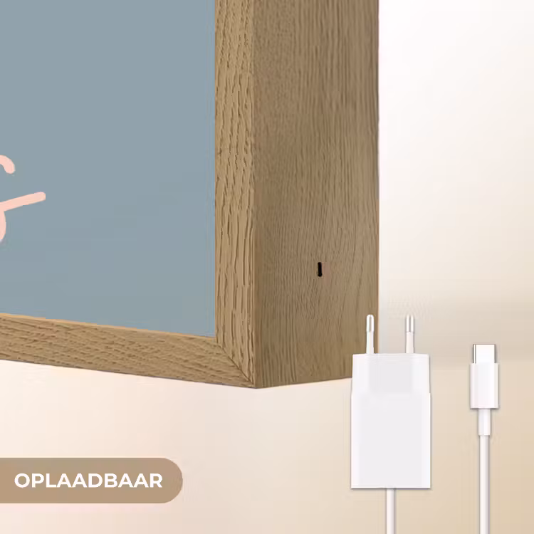 Today's Forecast - Cocktails - Blauw Light Box met batterij (Wandlamp) middel -USP_websiteoplaadbaarNL