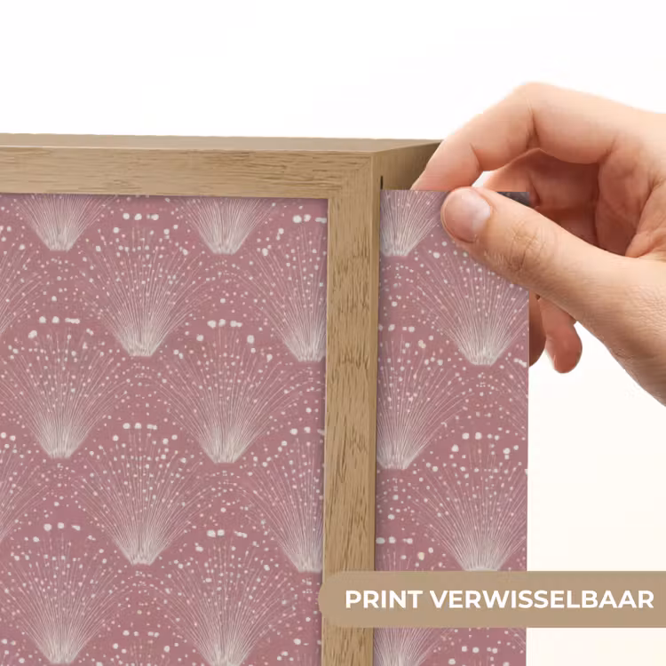 Trendy - Patroon - Roze Light Box met batterij (Wandlamp) middel 907 -USP_websiteprintNL