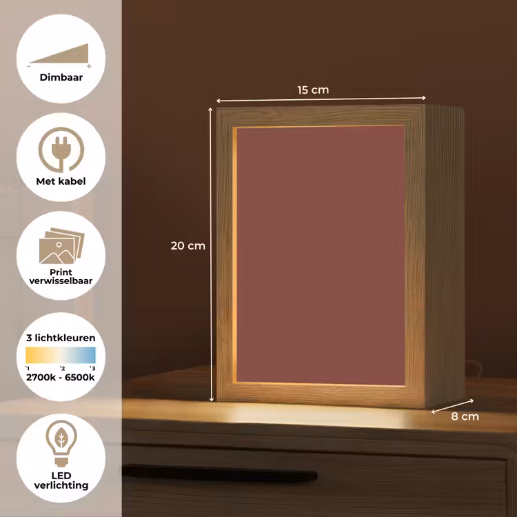 Valentine - Velvet - Rood Light Box met kabel (Wandlamp) klein 929 -USP_websiteoverzichtNL