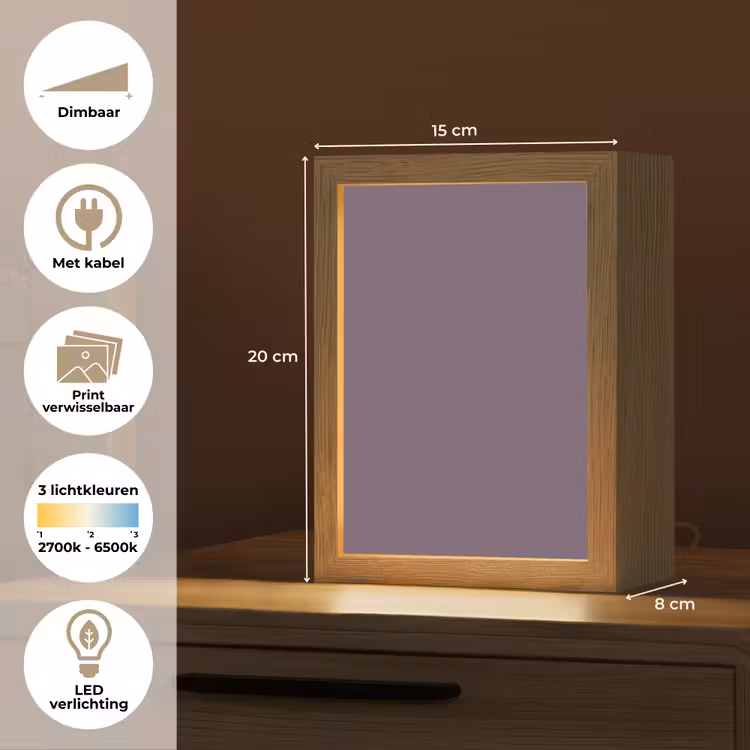 Velvet - Aubergine - Paars Light Box met kabel (Wandlamp) klein 929 -USP_websiteoverzichtNL