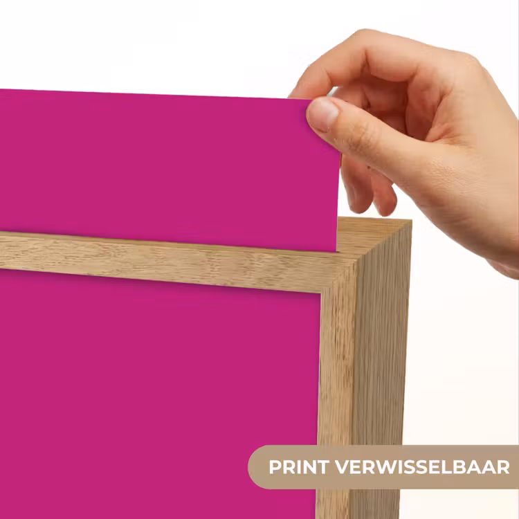 Velvet - Magenta - Roze Light Box met kabel (Wandlamp) klein 929 -USP_websiteprintNL