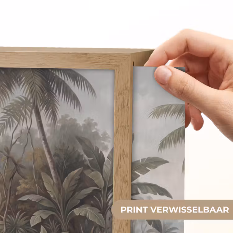 Vogel - Vliegend - Tropisch - Landschap - Klassiek Light Box met batterij (Wandlamp) middel -USP_websiteprintNL