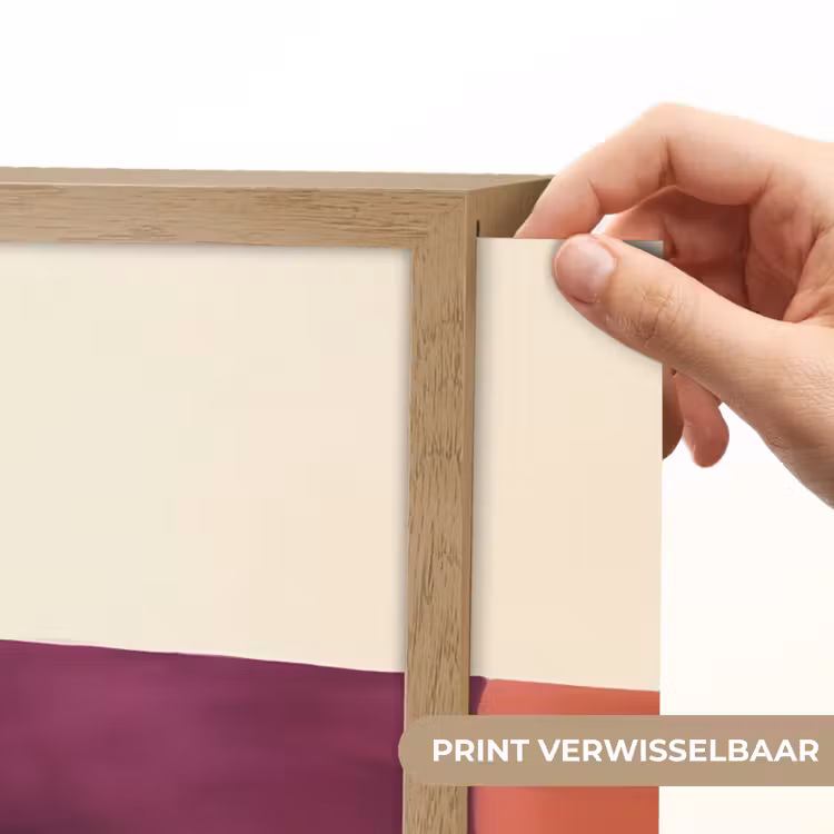Vormen - Abstract - Kleurrijk Light Box met batterij (Wandlamp) middel -USP_websiteprintNL