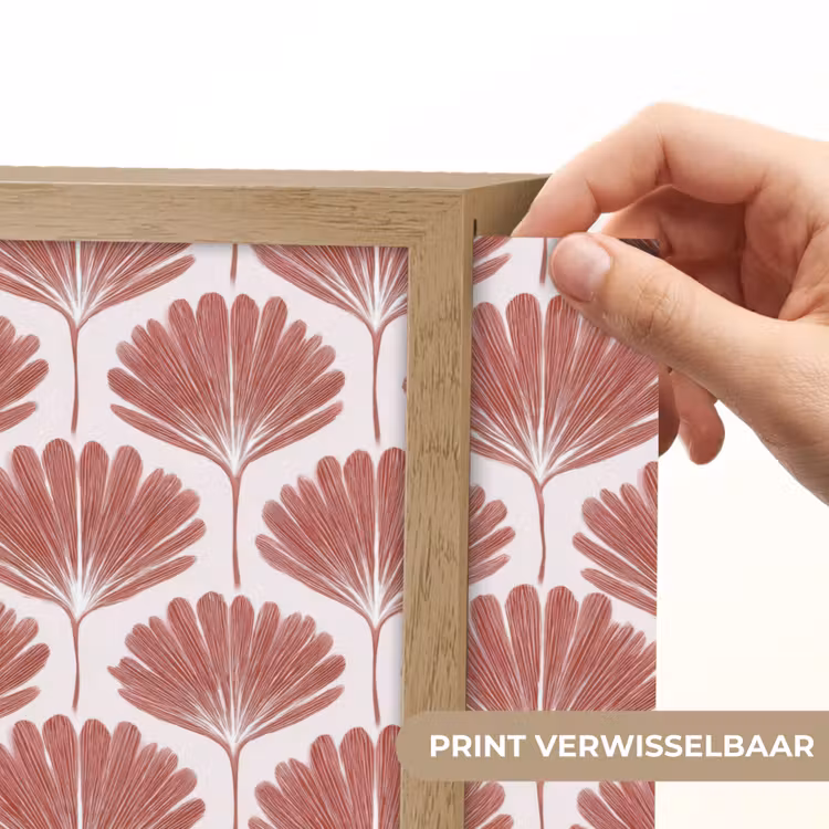 Waaier - Motief - Terra Light Box met batterij (Wandlamp) middel 907 -USP_websiteprintNL