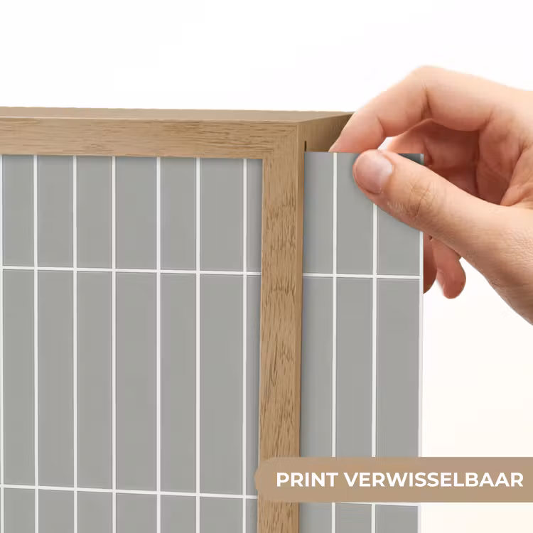 Wandtegel - Verticaal - Lichtgrijs Light Box met batterij (Wandlamp) middel 907 -USP_websiteprintNL