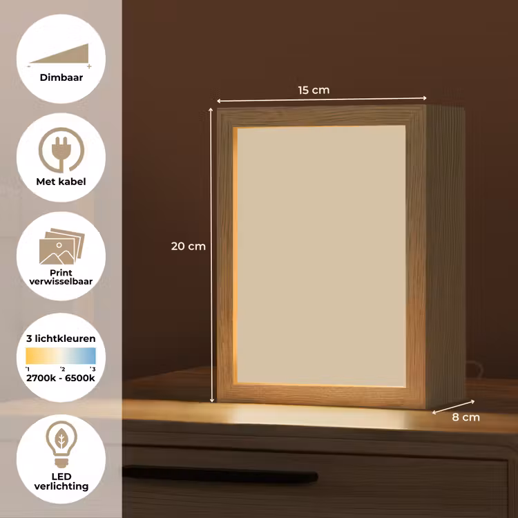 Warm - Sand - Nude Light Box met kabel (Wandlamp) klein 929 -USP_websiteoverzichtNL