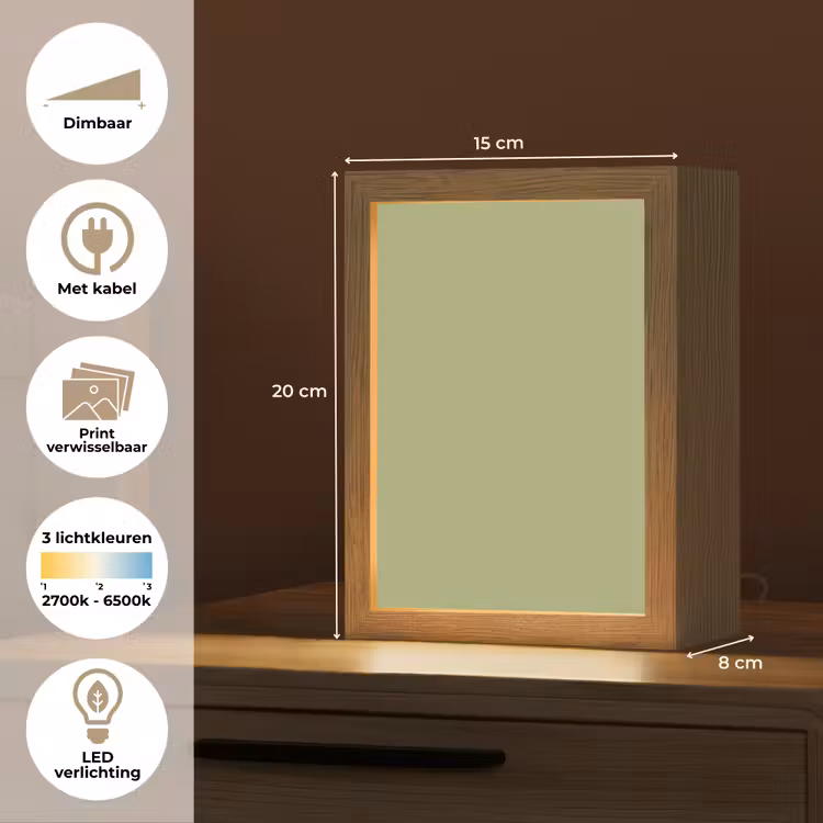 Whispering - Sage - Groen Light Box met kabel (Wandlamp) klein 929 -USP_websiteoverzichtNL